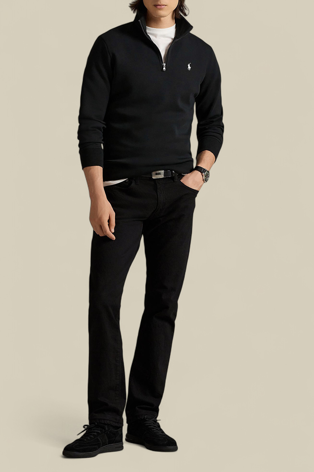 תמונת כל הלוק של סריג כותנה